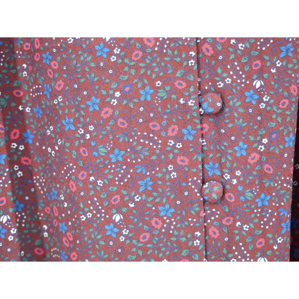 Nwt Marine Layer Stacy Button Down Cabernet Ditsy… - image 5